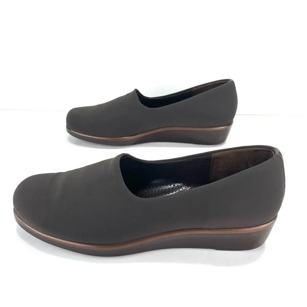 SAS TRIPAD Bliss Women Comfort Shoes Size 10 Lightweight Wedge Platform Slip-On